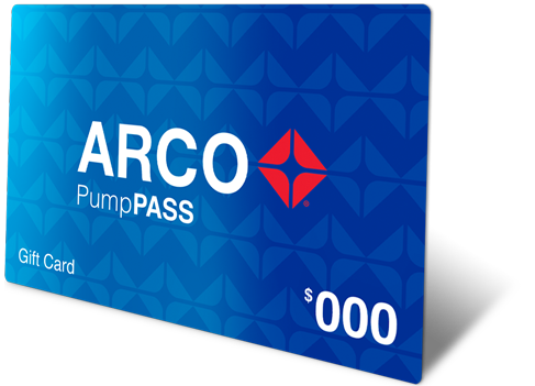 ARCO PumpPASS gift card.